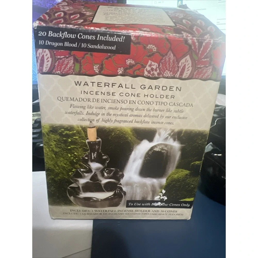 Waterfall Garden Incense Come‎ Holder